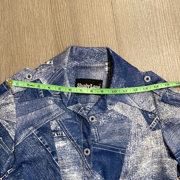 Vintage Shady Lane Denim Patchwork Dress - Picture 7 of 13